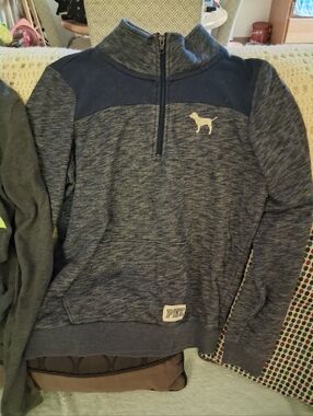 Two extra small victoria's secret pink hoodies